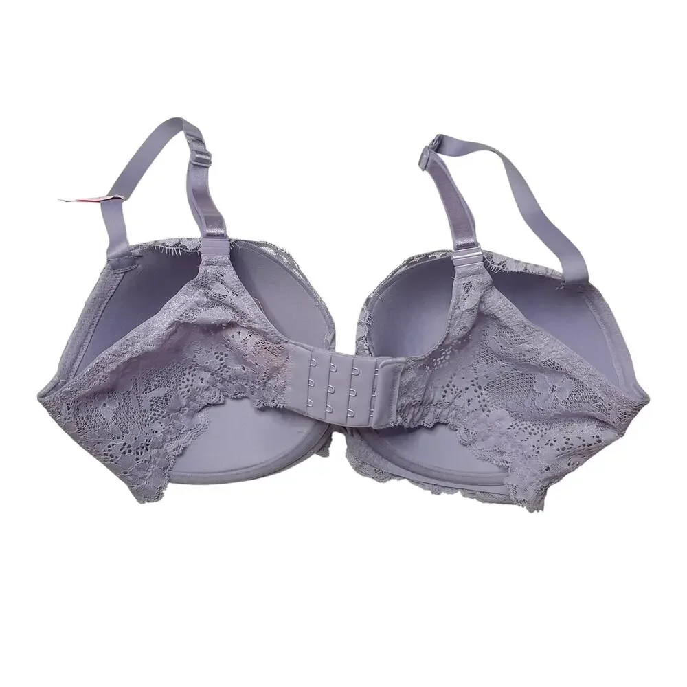 Victoria's Secret Twinkle Strap Lace Classic-Coverage Bra Feather Lilac 36DD